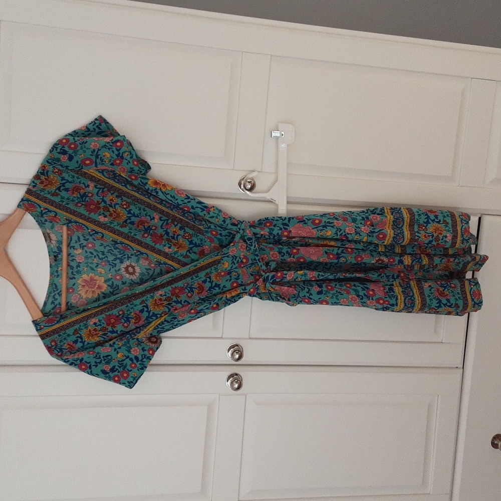 Boho wrap dress